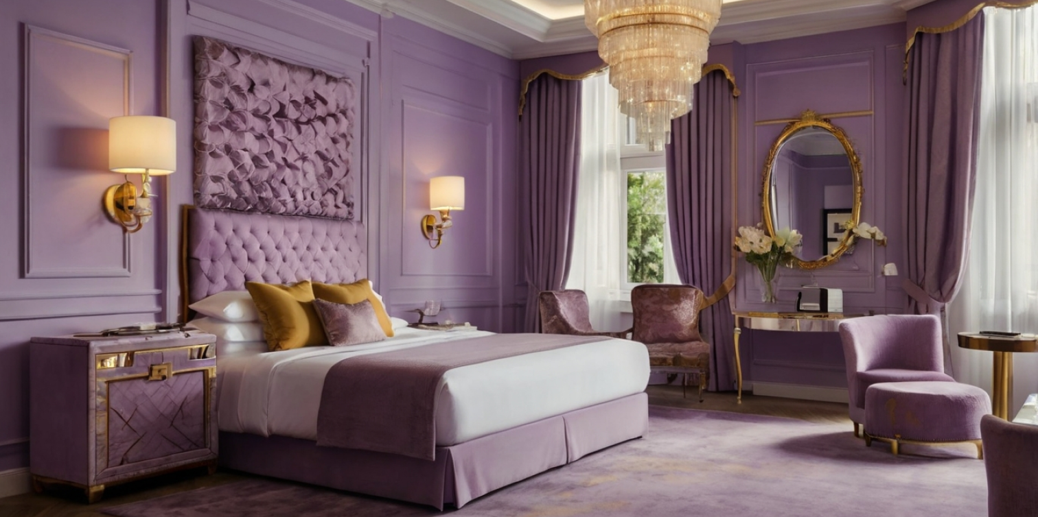 Luxury hotel room